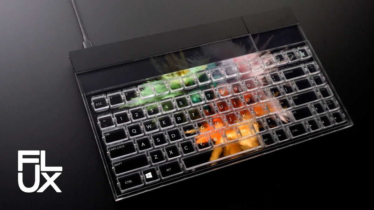 結合螢幕顯示、多種模組，創新磁懸浮鍵盤 Flux Keyboard 加點製造誌